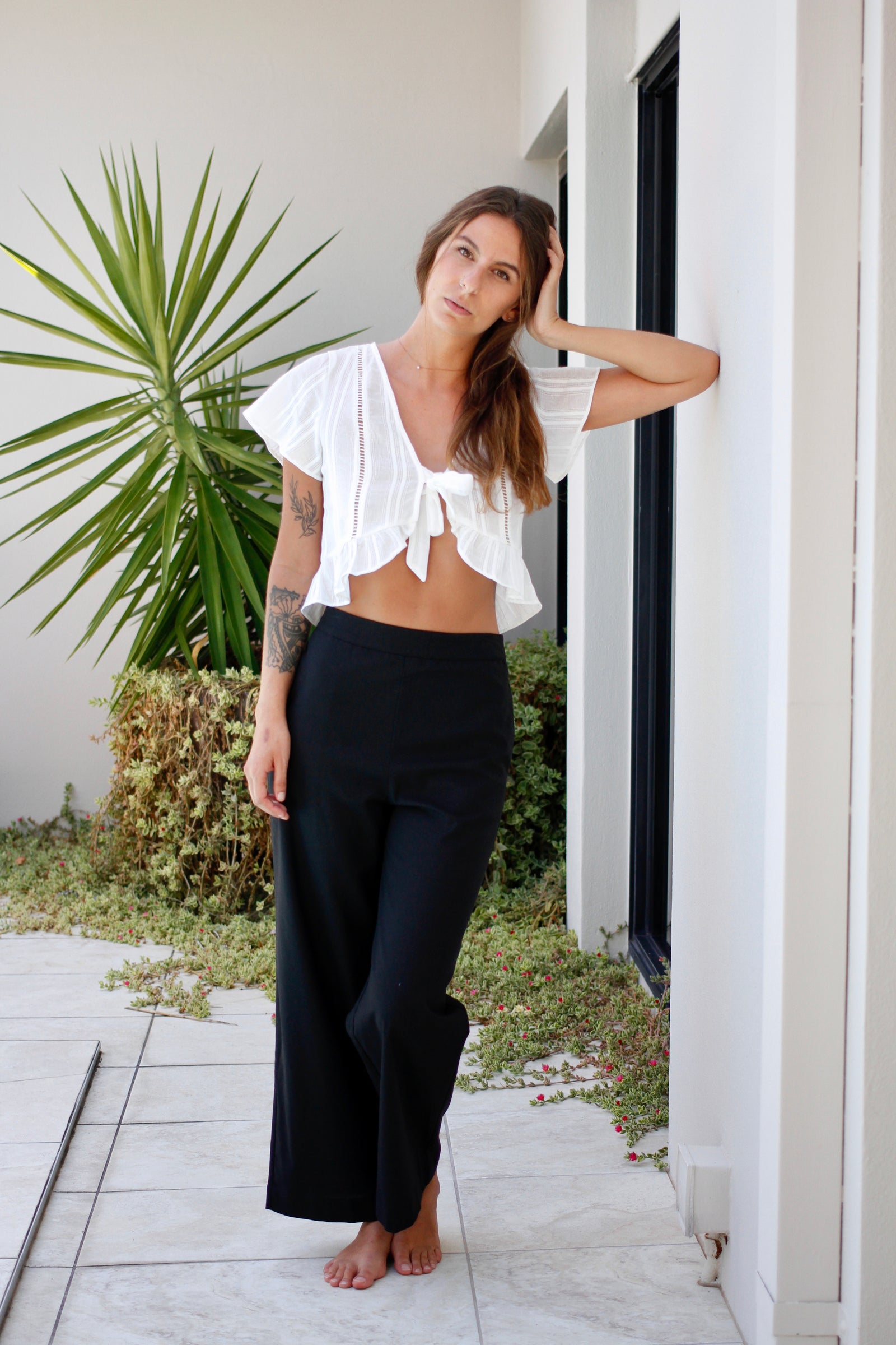 Goddess Elle Classic Pant Black
