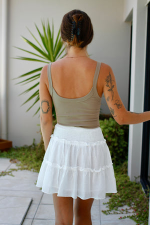 Goddess Covet Skirt White