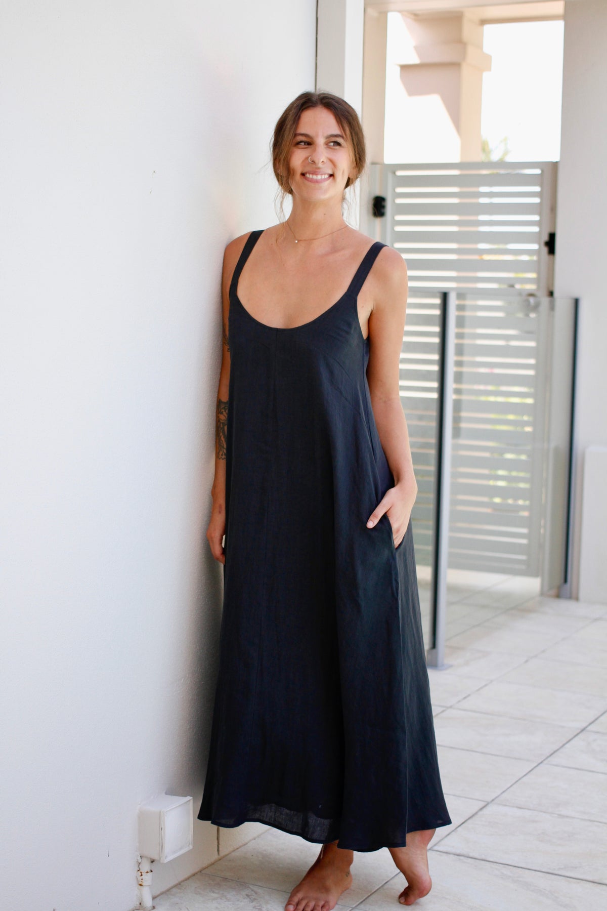 Eb & Ive Indica Tank Maxi Ebony