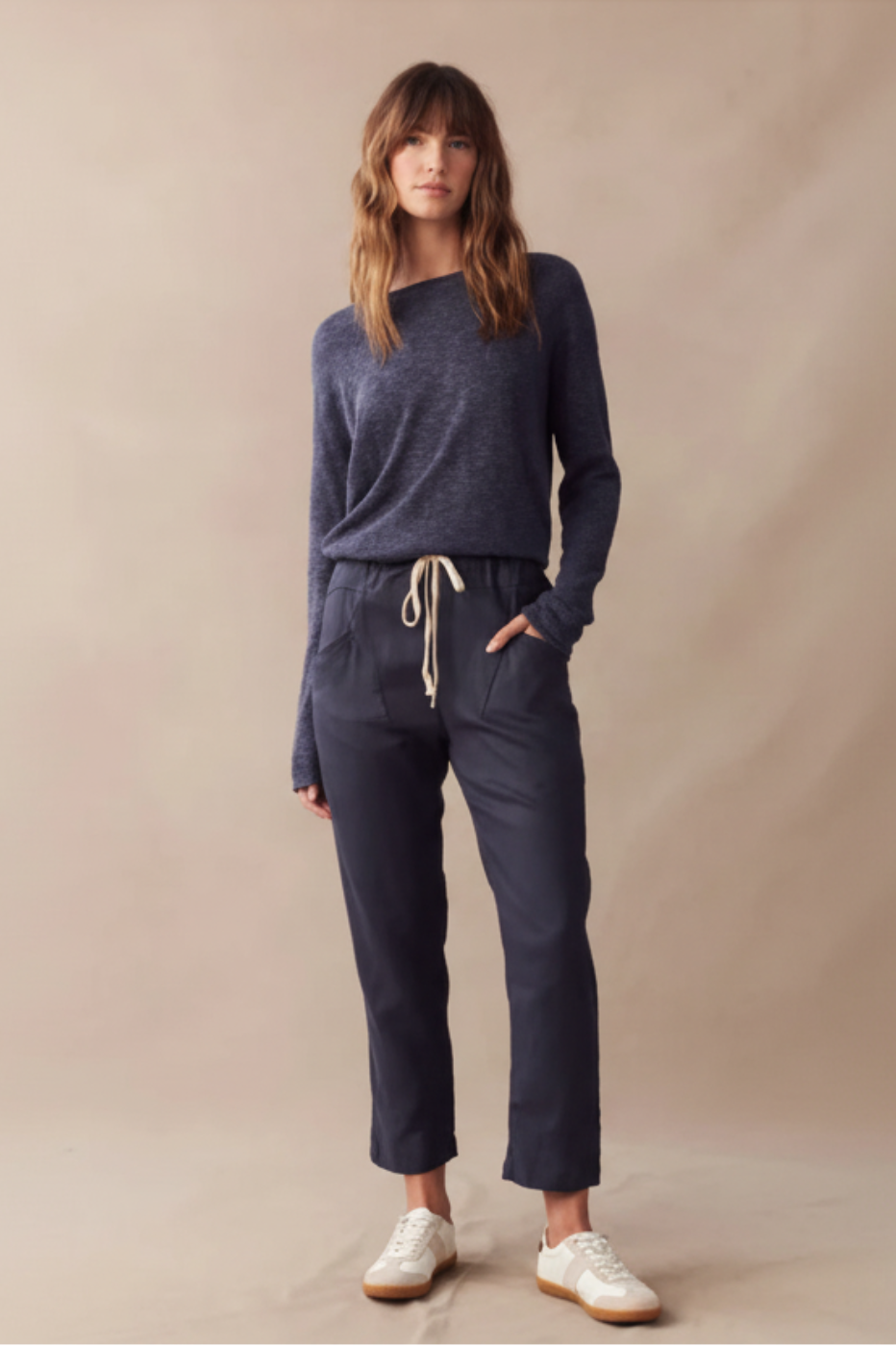 Little Lies Luxe Linen Pants Ink