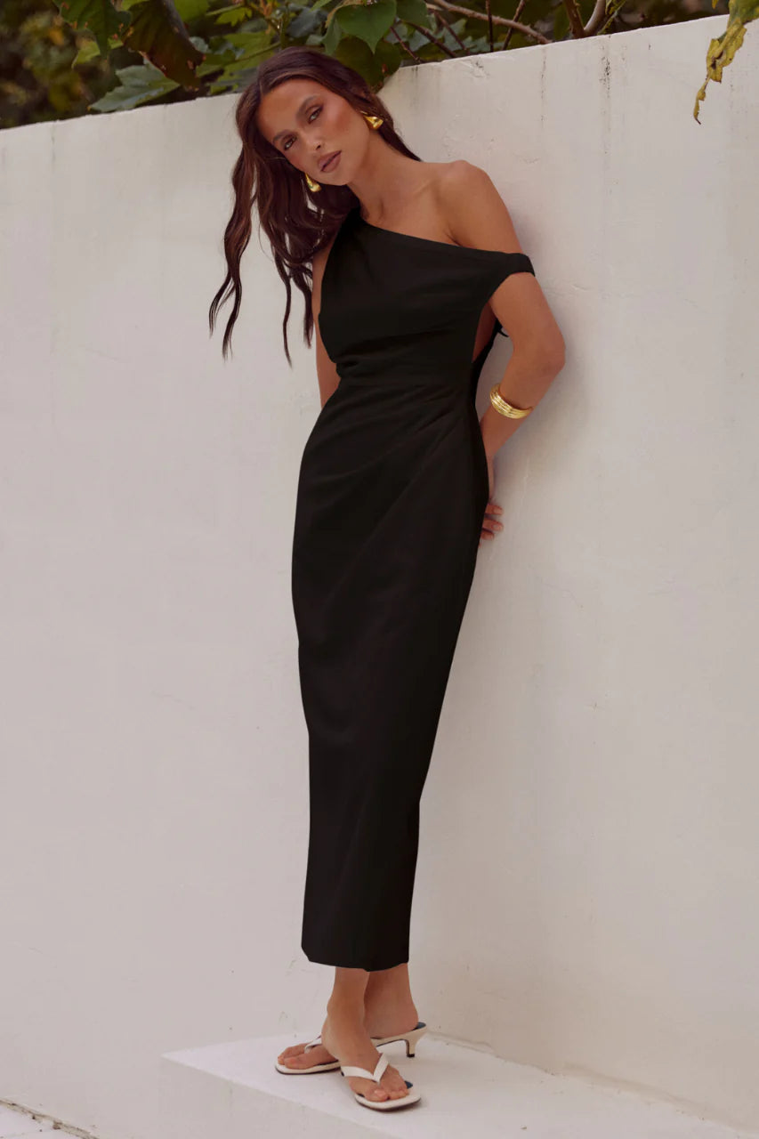 seven wonders jaspin midi dress Seven Wonders Jaspin Midi Dress Black