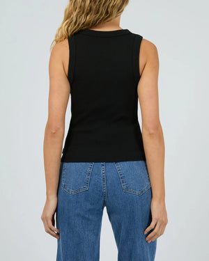 Silent Theory Pia Tank Black