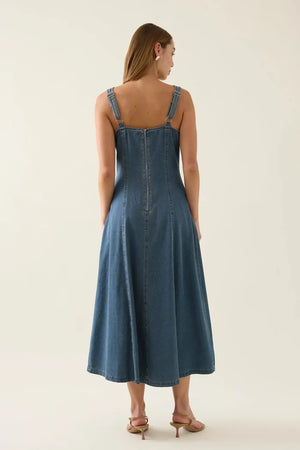 Isle of Mine Sofie Denim Tank Dress Drift