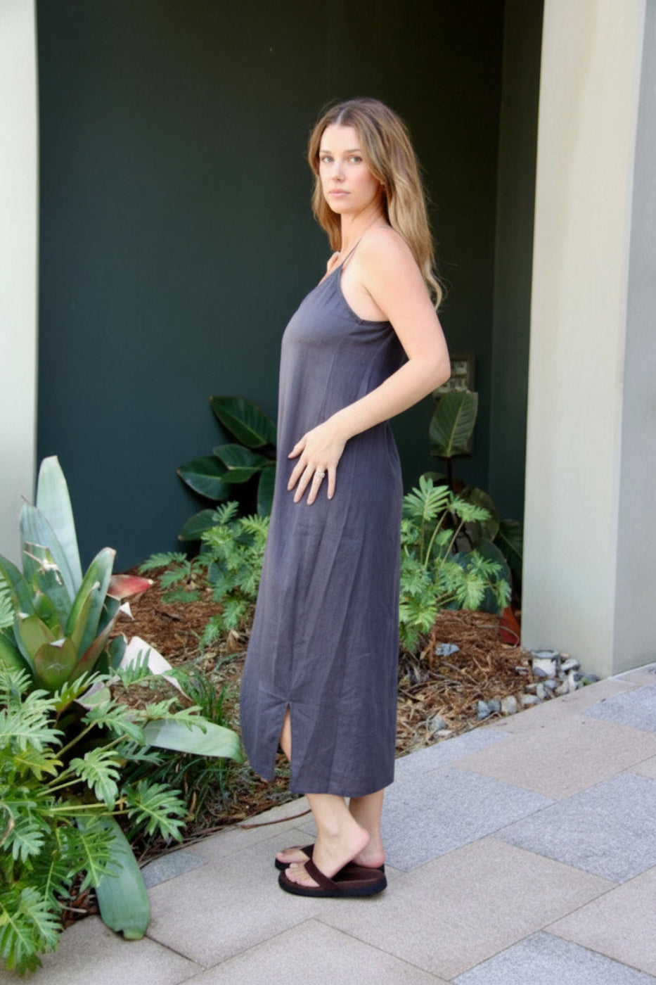Eb & Ive Sojourn Tank Maxi Oyster