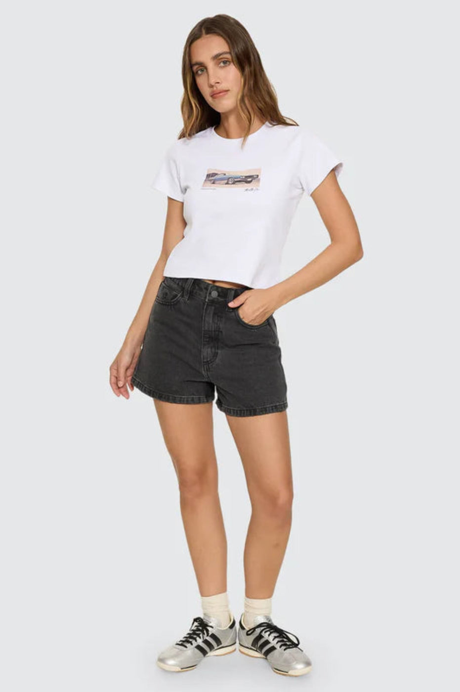Thrills Erica Short - Ash Black