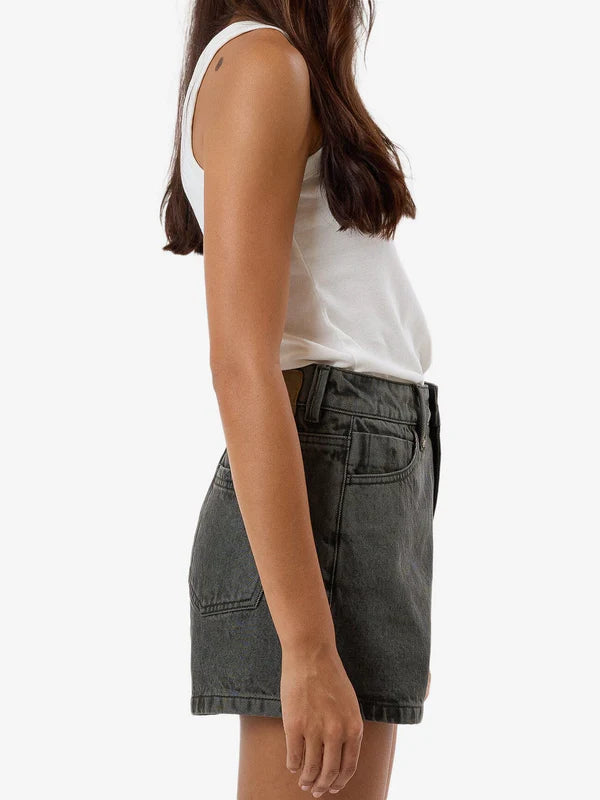 Thrills denim Erica Short Light Canteen Black