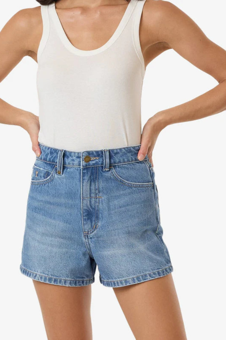 Thrills Denim Erica Short Long Ago Blue