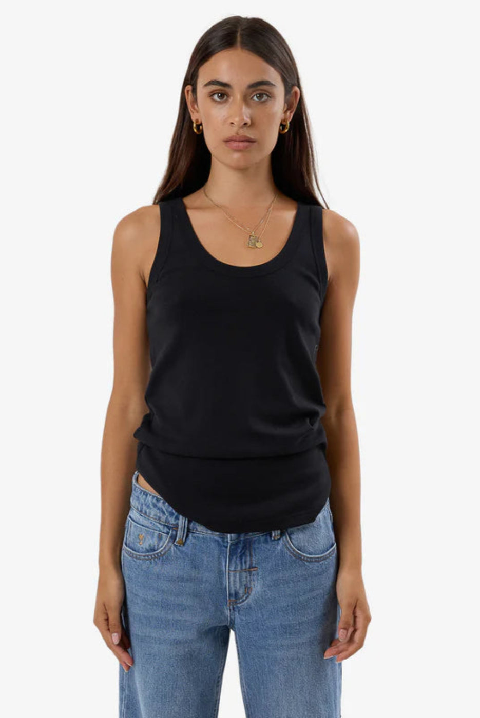 Thrills Fundamental U Tank Washed Black