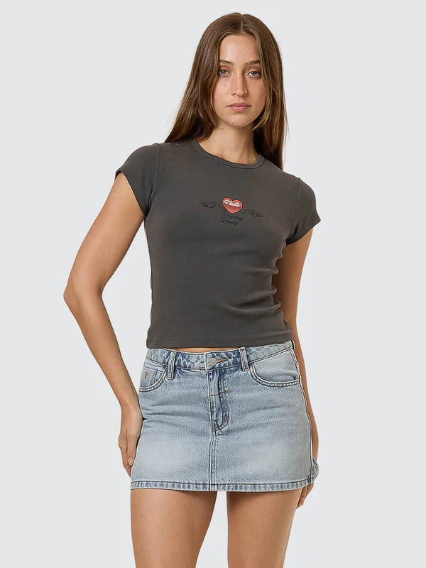 Thrills Feeling Lucky Club Tee - Merch Black