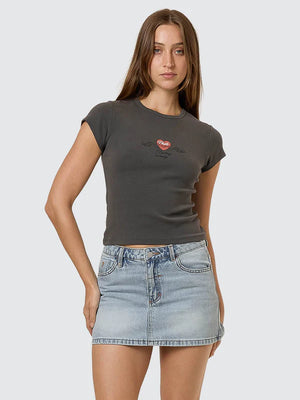 Thrills Feeling Lucky Club Tee - Merch Black