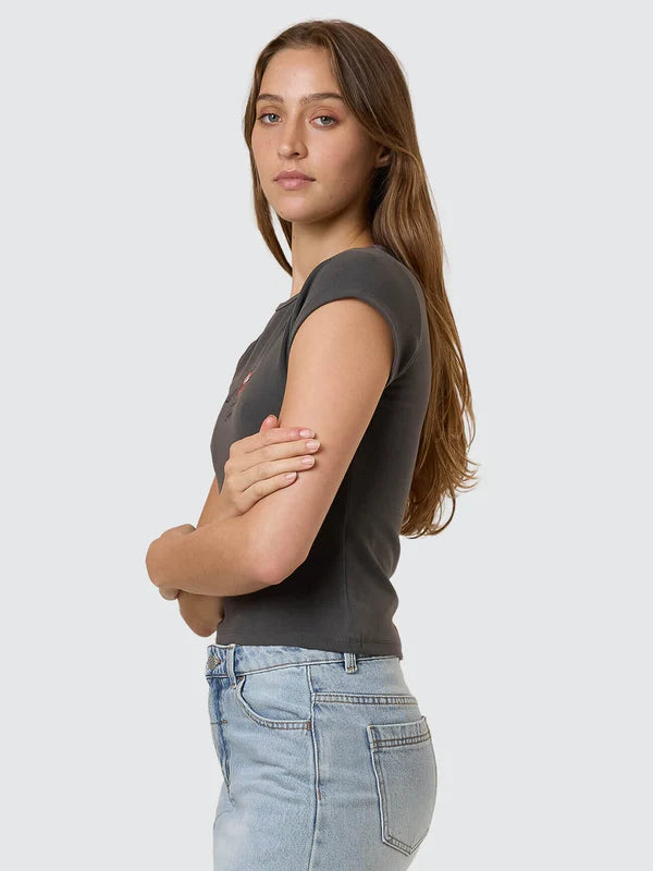 Thrills Feeling Lucky Club Tee - Merch Black