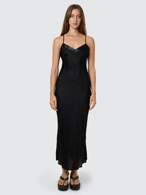 Thrills Lost In The Light Maxi Dress - Black