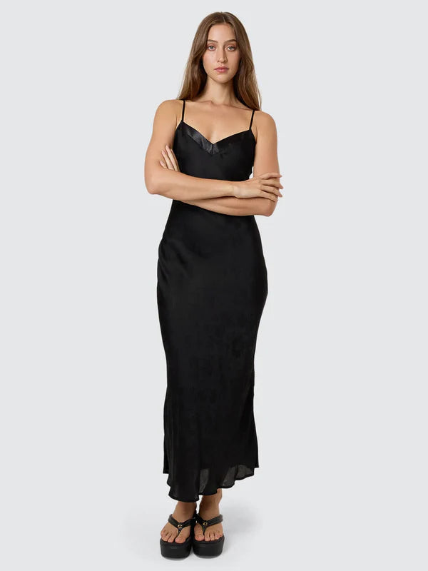 Thrills Lost In The Light Maxi Dress - Black