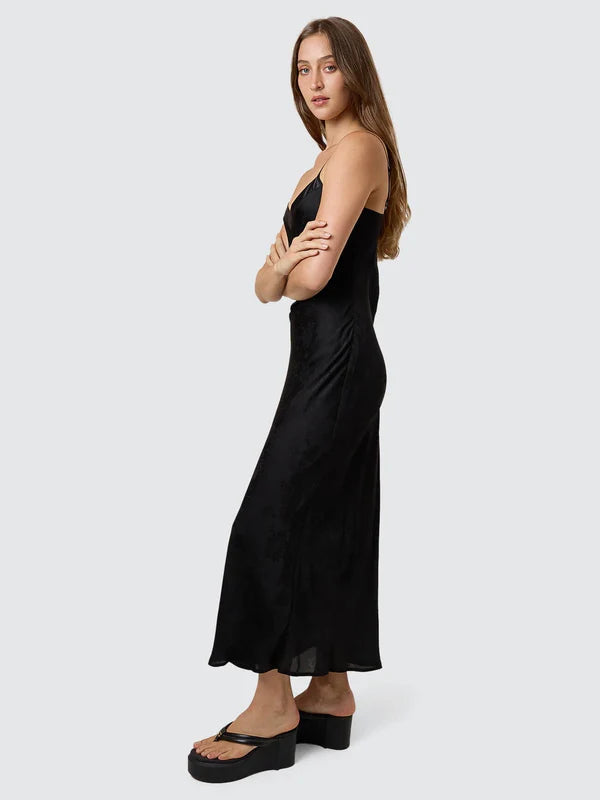 Thrills Lost In The Light Maxi Dress - Black