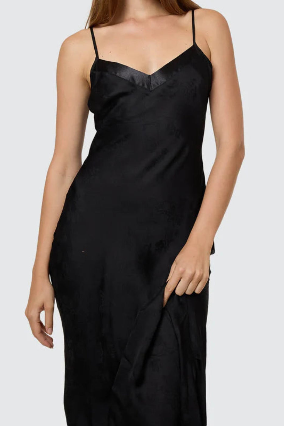 Thrills Lost In The Light Maxi Dress - Black