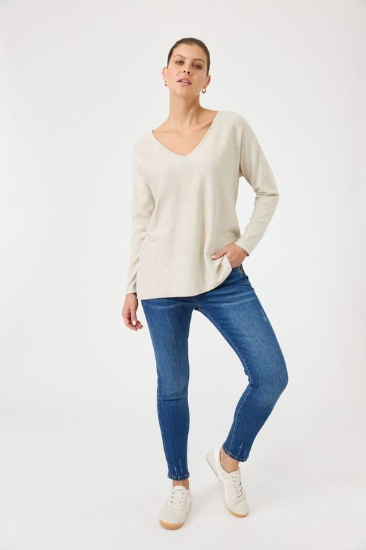 Eb & Ive Studio V Knit Tusk