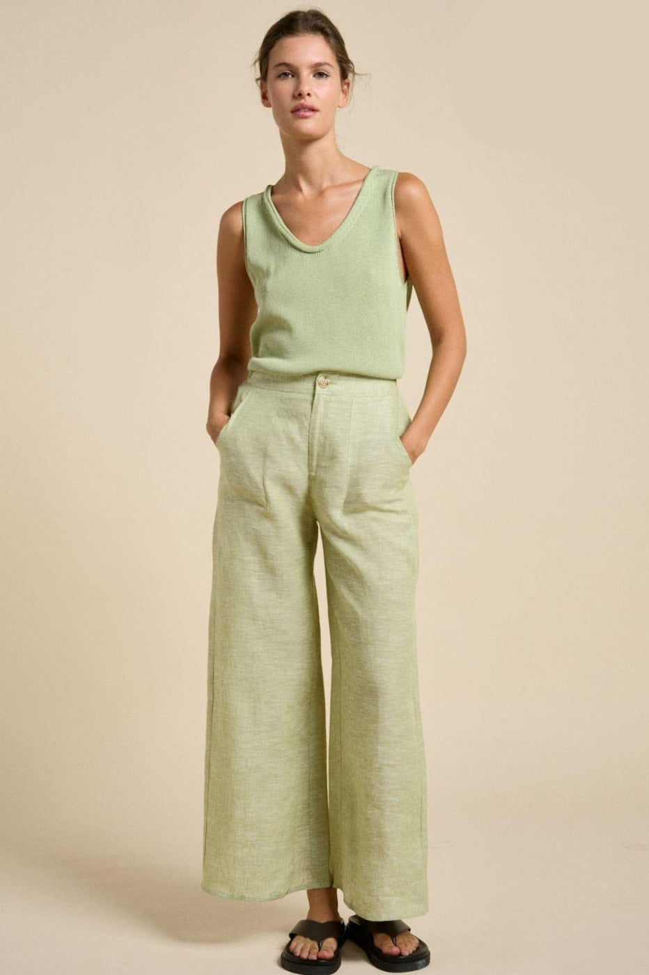 Little Lies Bondi Pants Mint
