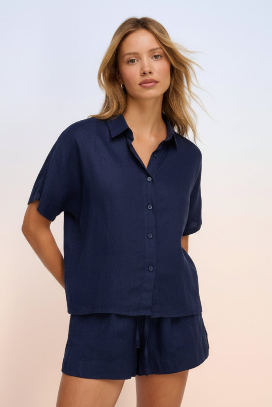 Little Lies Bronte Shorts Navy
