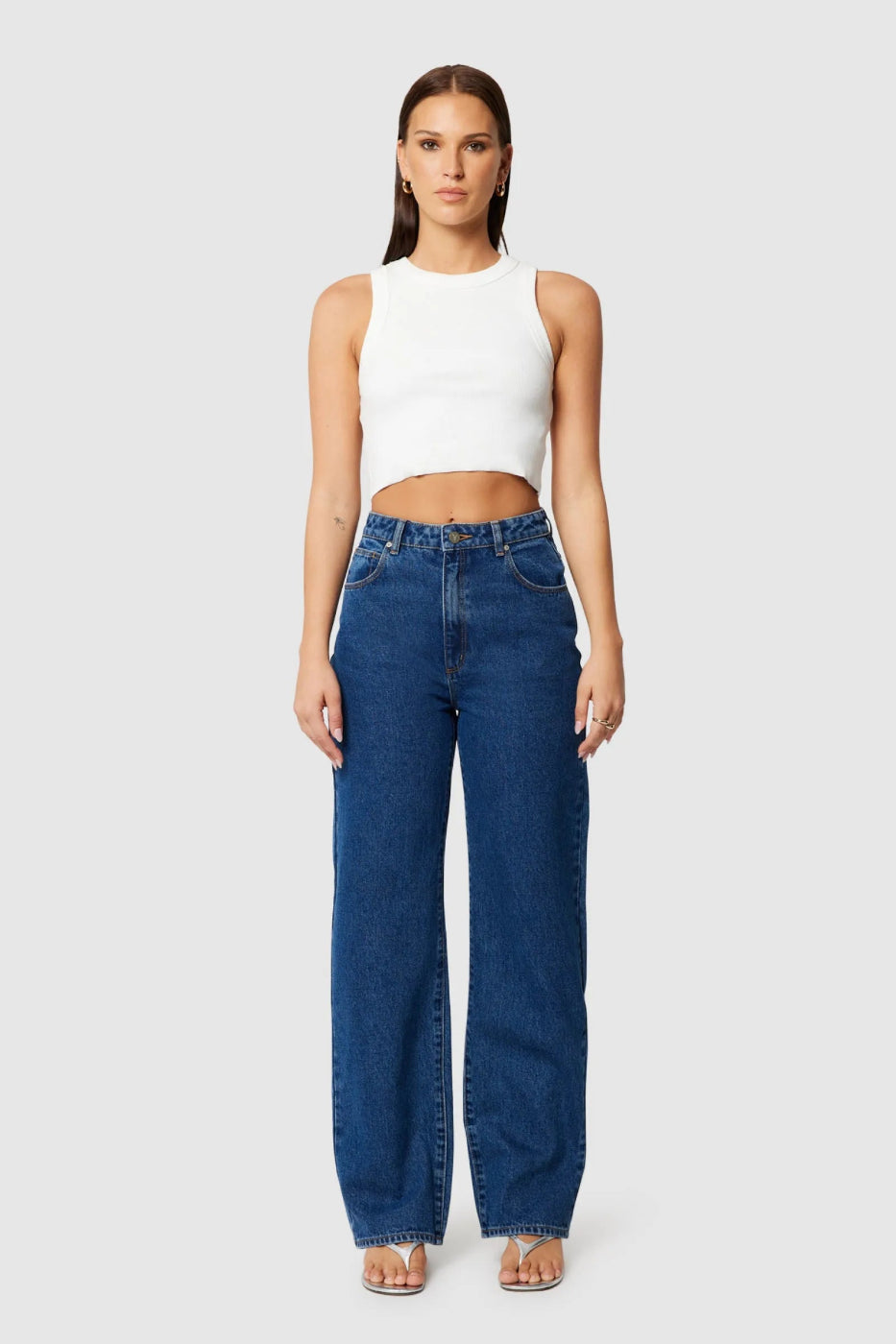 Abrand Carrie Jean Bella Mid Blue