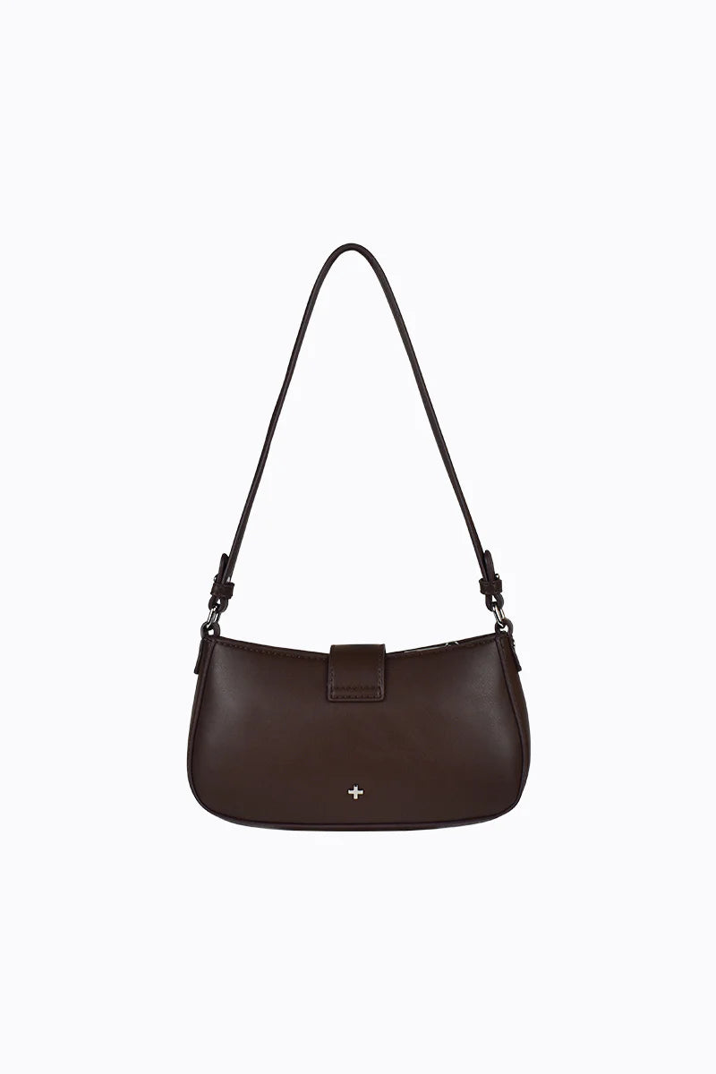 Peta + Jain Milla Mini Shoulder Bag Chocolate/Silver