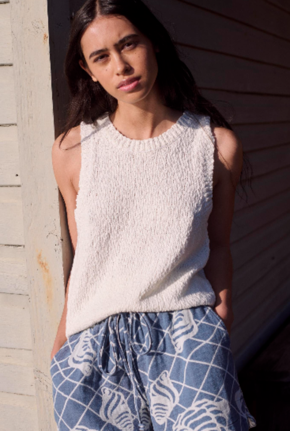 Little Lies Dolly Tank White