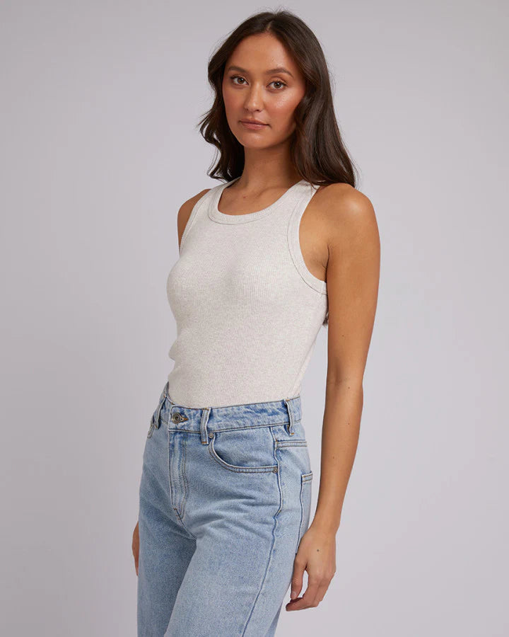 Silent Theory Ella Tank Oatmeal
