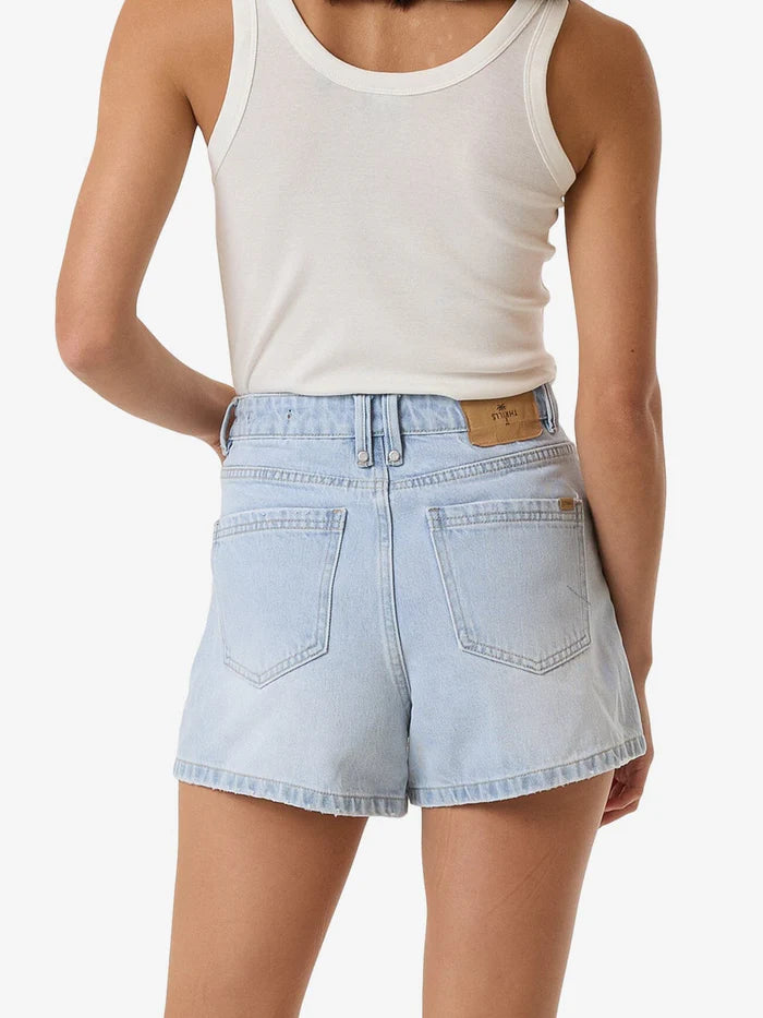 thrills denim erica short Epoch Blue