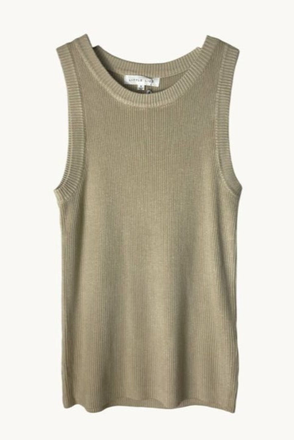 Little Lies Eva Tank Top Beige