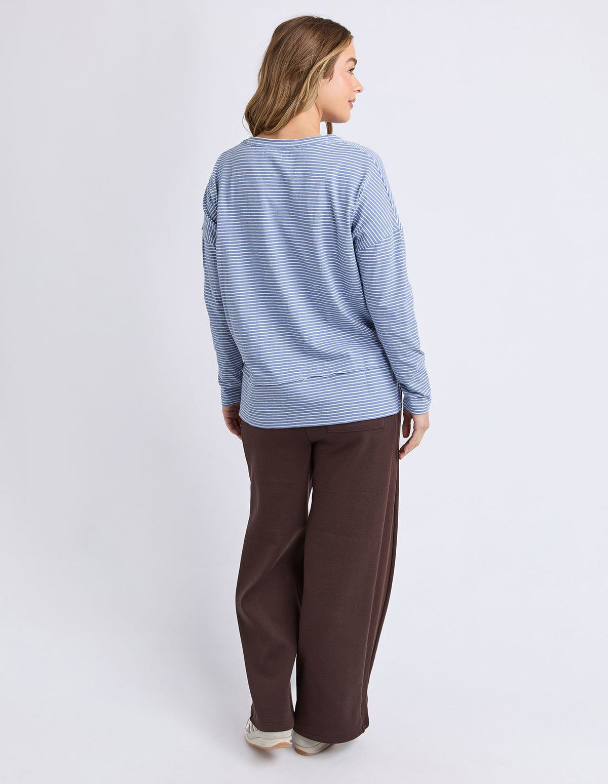 Foxwood Eddie Stripe Top Country Blue
