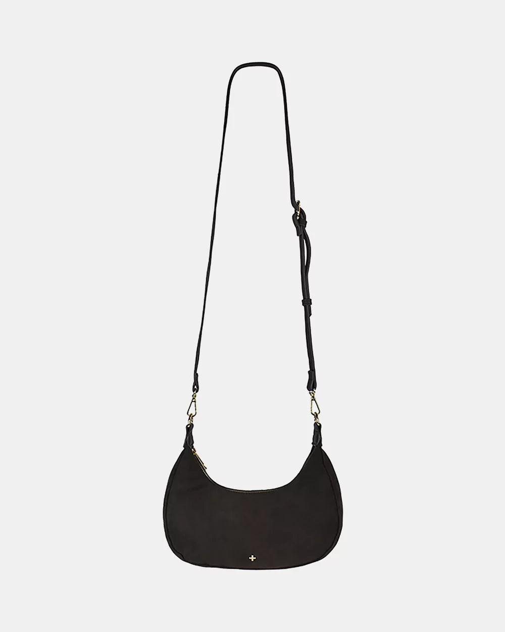 Peta + Jain Munroe Scoop Shoulder Bag Choc Suede