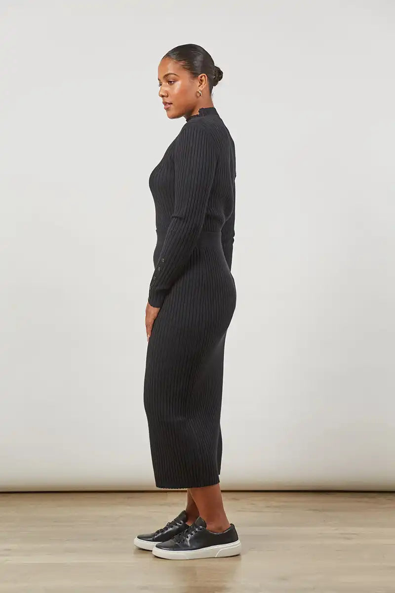 Isle Of Mine Skyline Knit Skirt Onyx