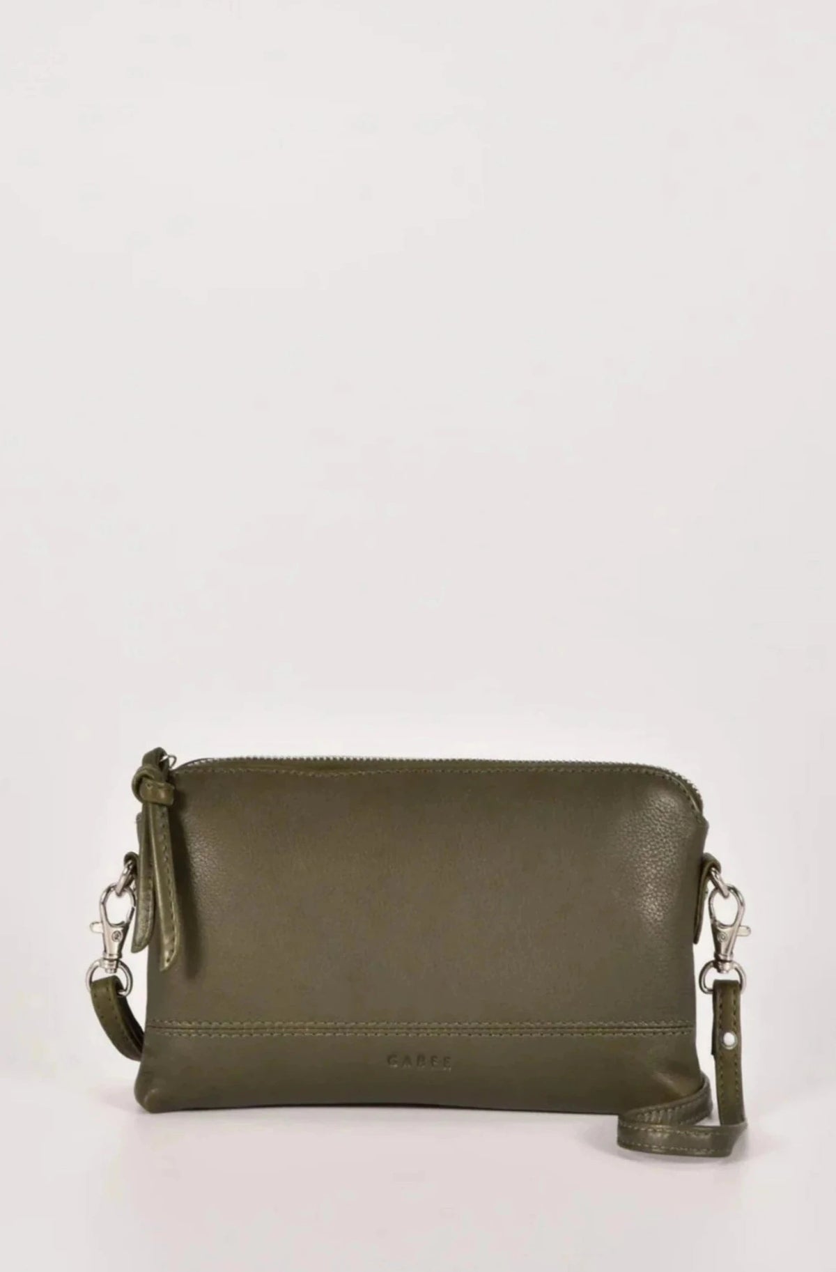 Gabee Kara Leather Bag with Strap Olive