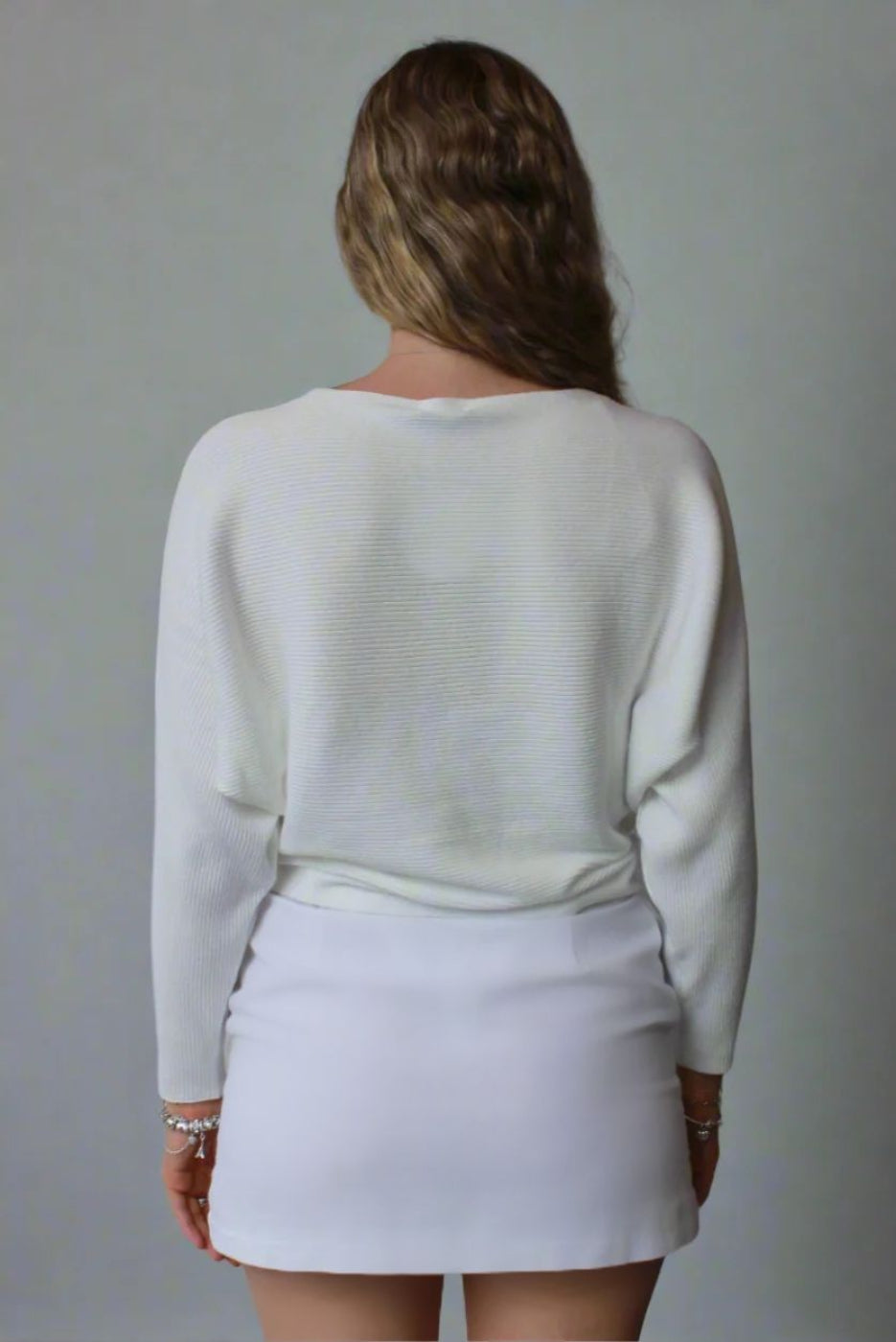 House Of Sienna Bright Side Knit White