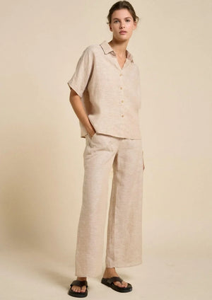 Little Lies Bondi Shirt Beige