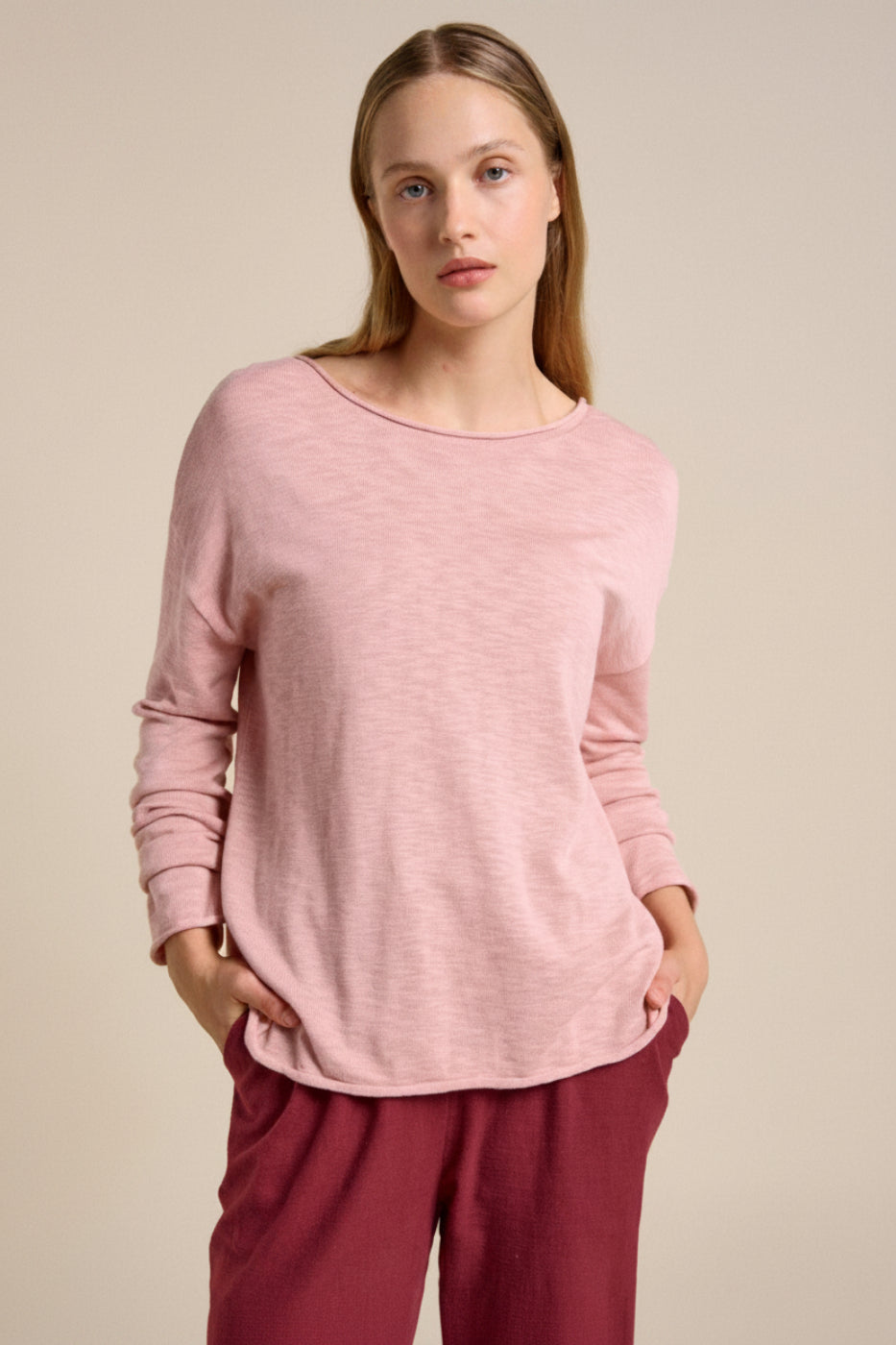 Little Lies Nellie Top Soft Pink