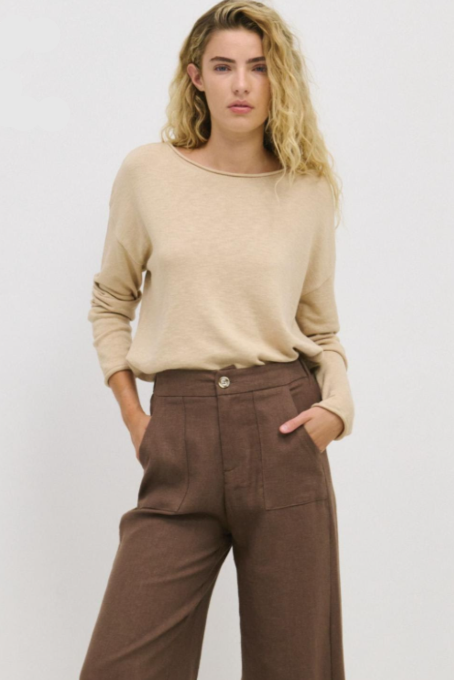 Little Lies Nellie Top Autumn Blond