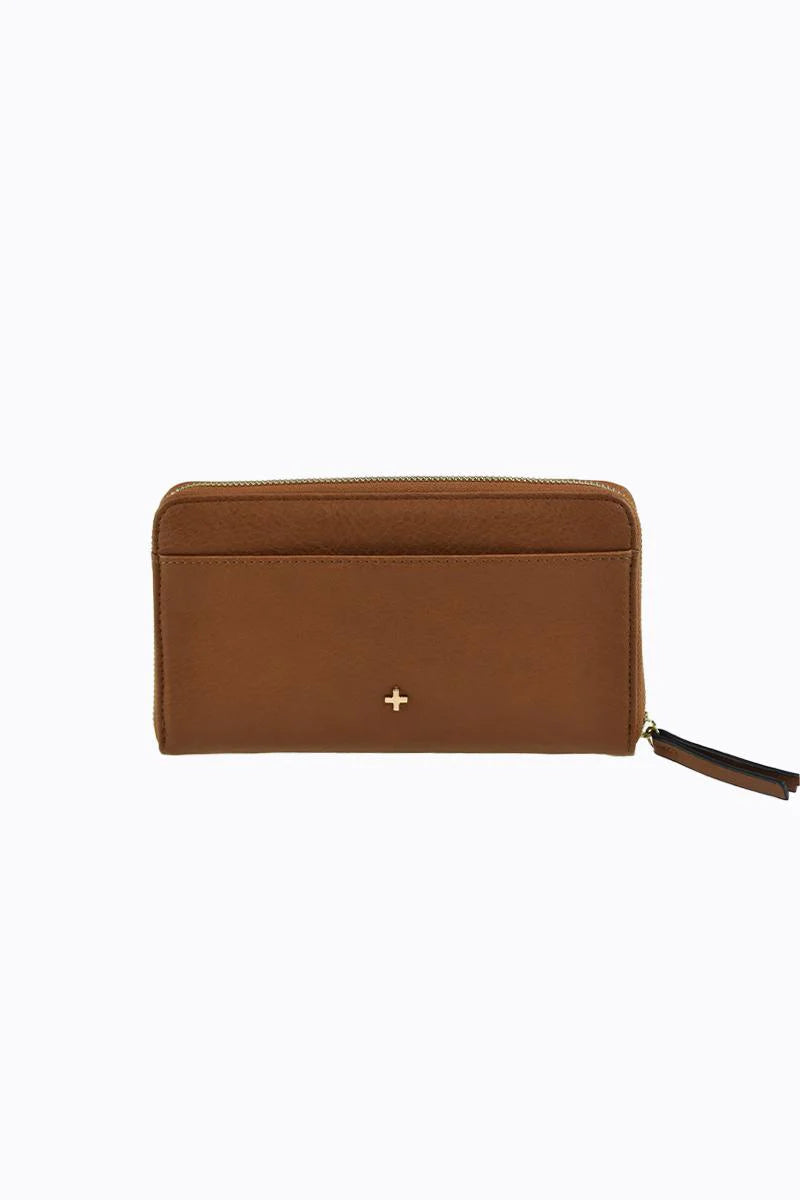 Peta + Jain Madeline Zip Around Wallet Tan