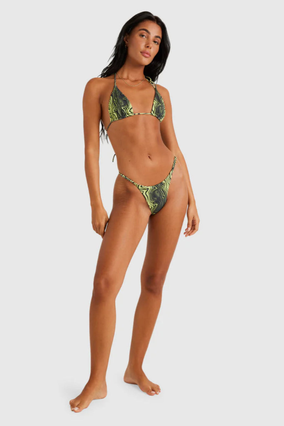 RVCA Distort Ultra Skimpy Green Leaf