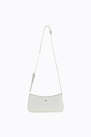 Peta + Jain Smooch Convertible Shoulder Bag White Weave Gold