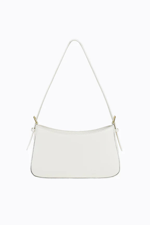 Peta + Jain Lilu Shoulder Bag White Pebble/Gold