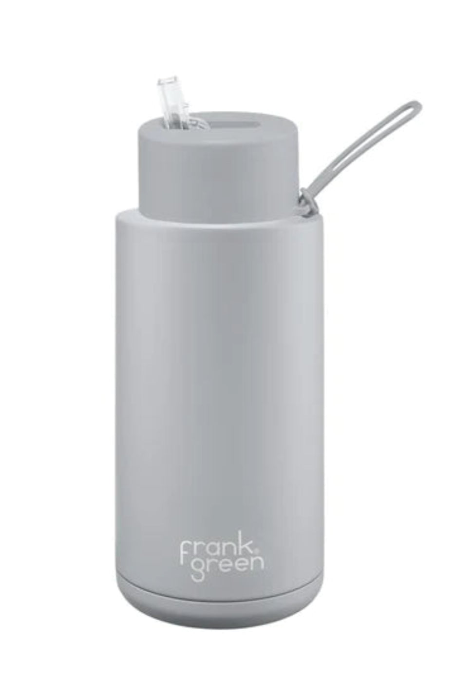 Frank Green 34oz S/S Ceramic Reusable Bottle Straw Lid Harbour M