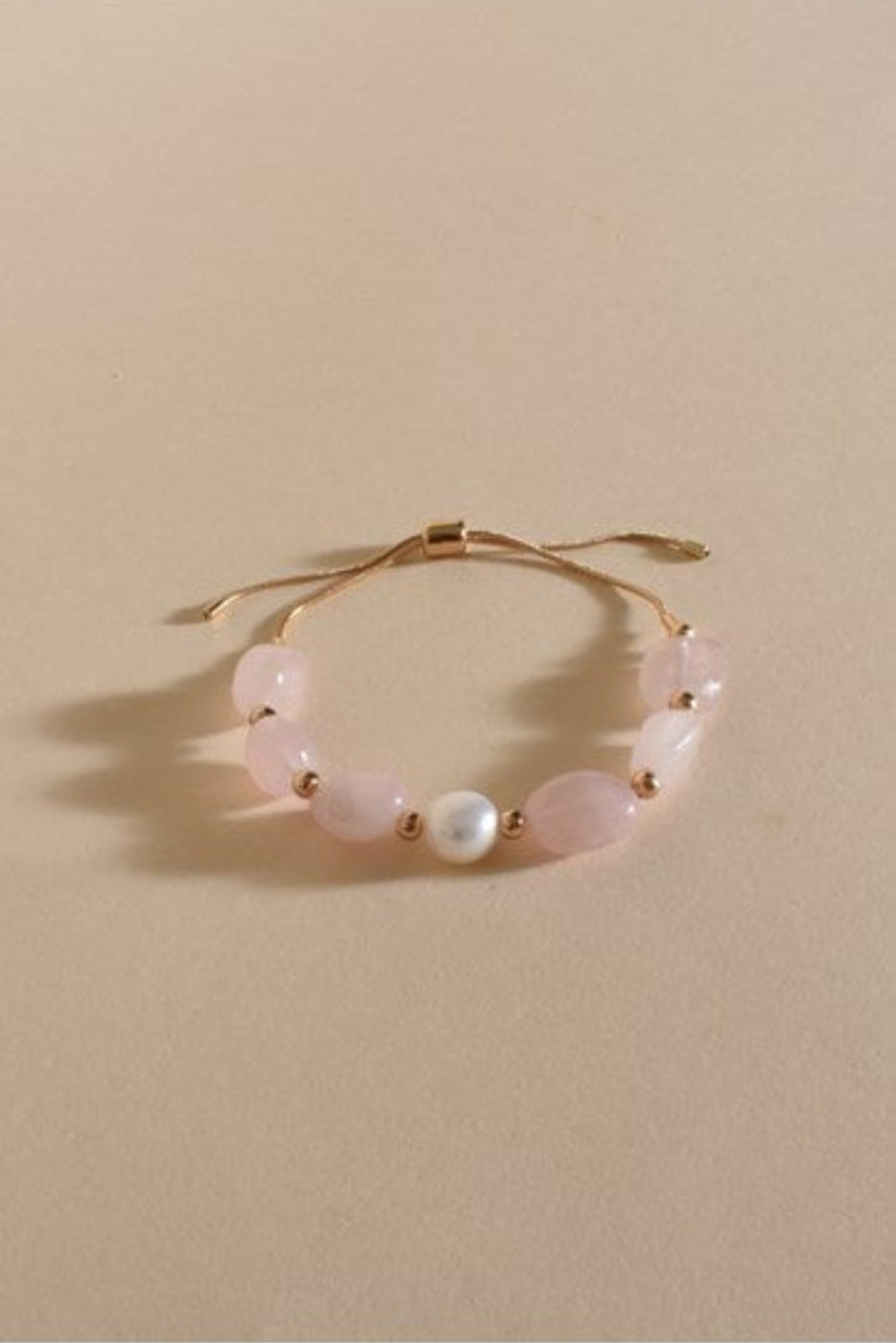 Adorne Alternate Stone and Pearl Bracelet