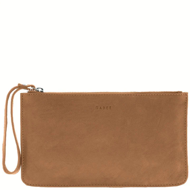 Gabee Mercer Leather Purse Tan
