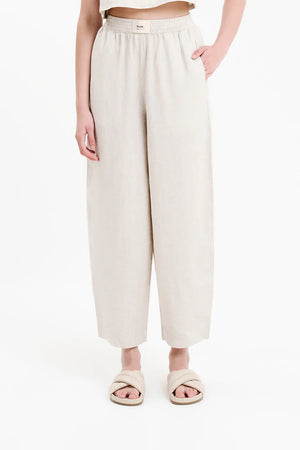 Nude Lucy Lounge Heritage Linen Pant Natural