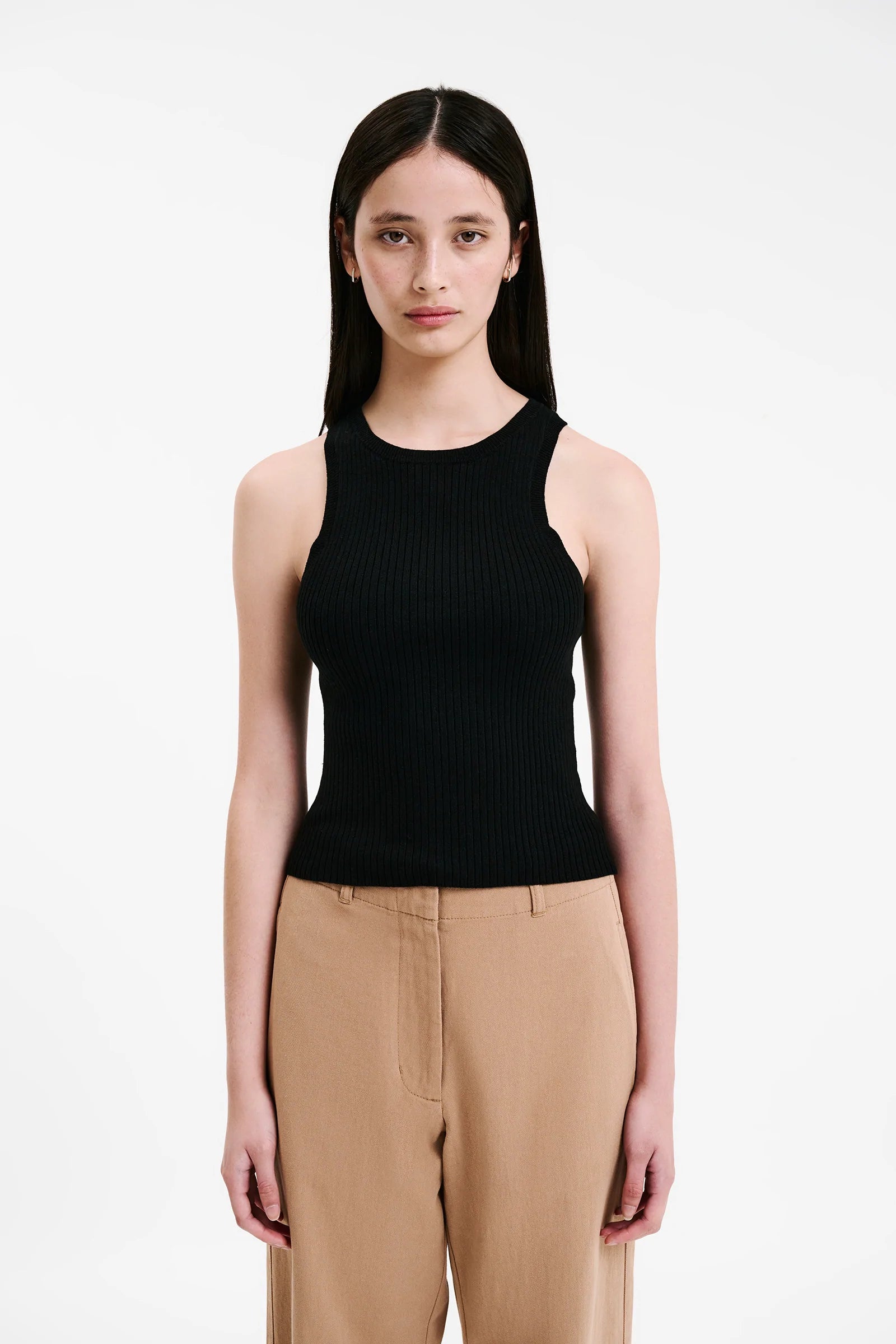 Nude Lucy Nude Classic Knit Tank Black