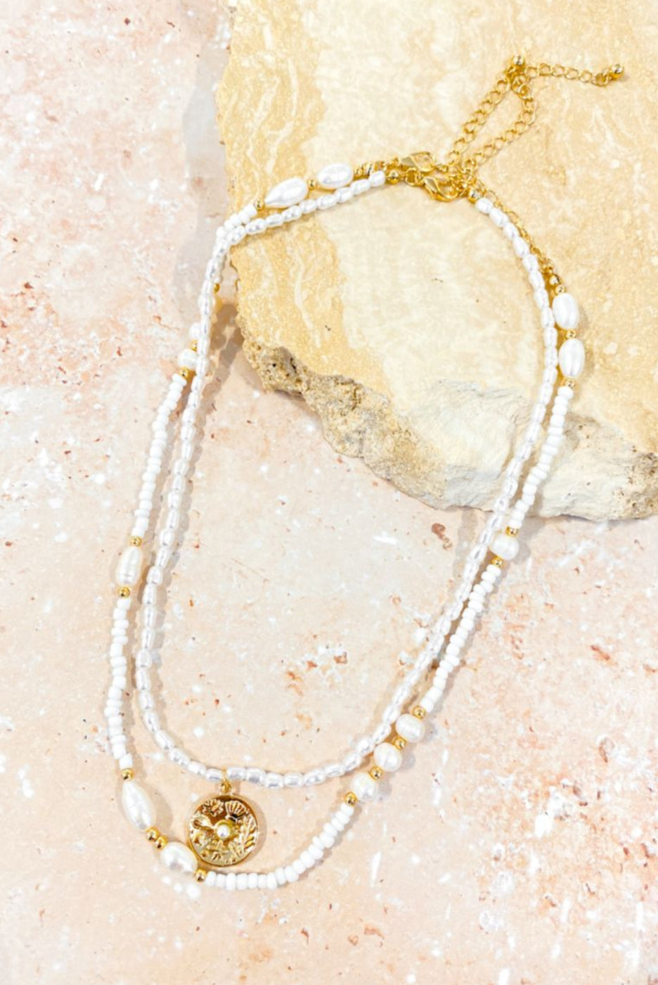 Angels Whisper Oceania Beaded Layered Necklace Set