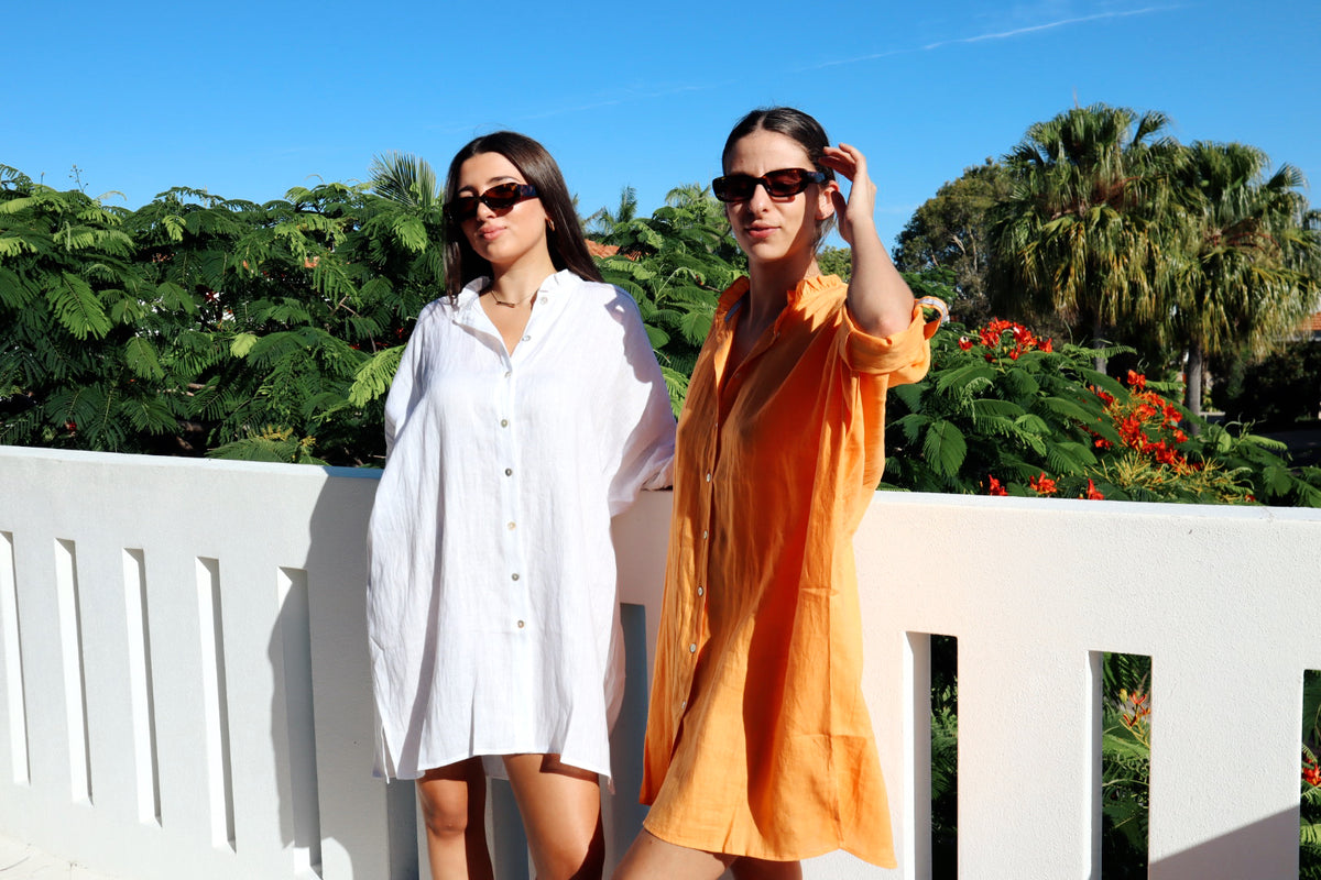 Eb & Ive Capella Frill Short Dress Salt