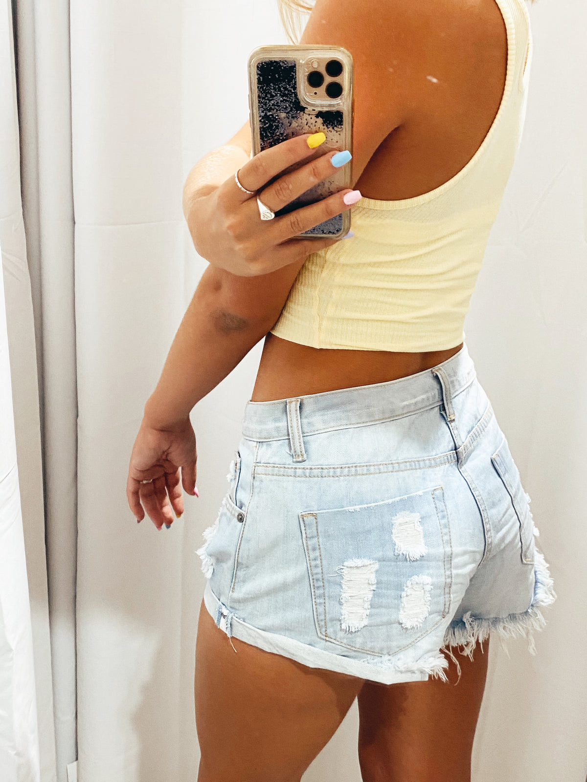 Wakee Sunshine Beach Denim Short