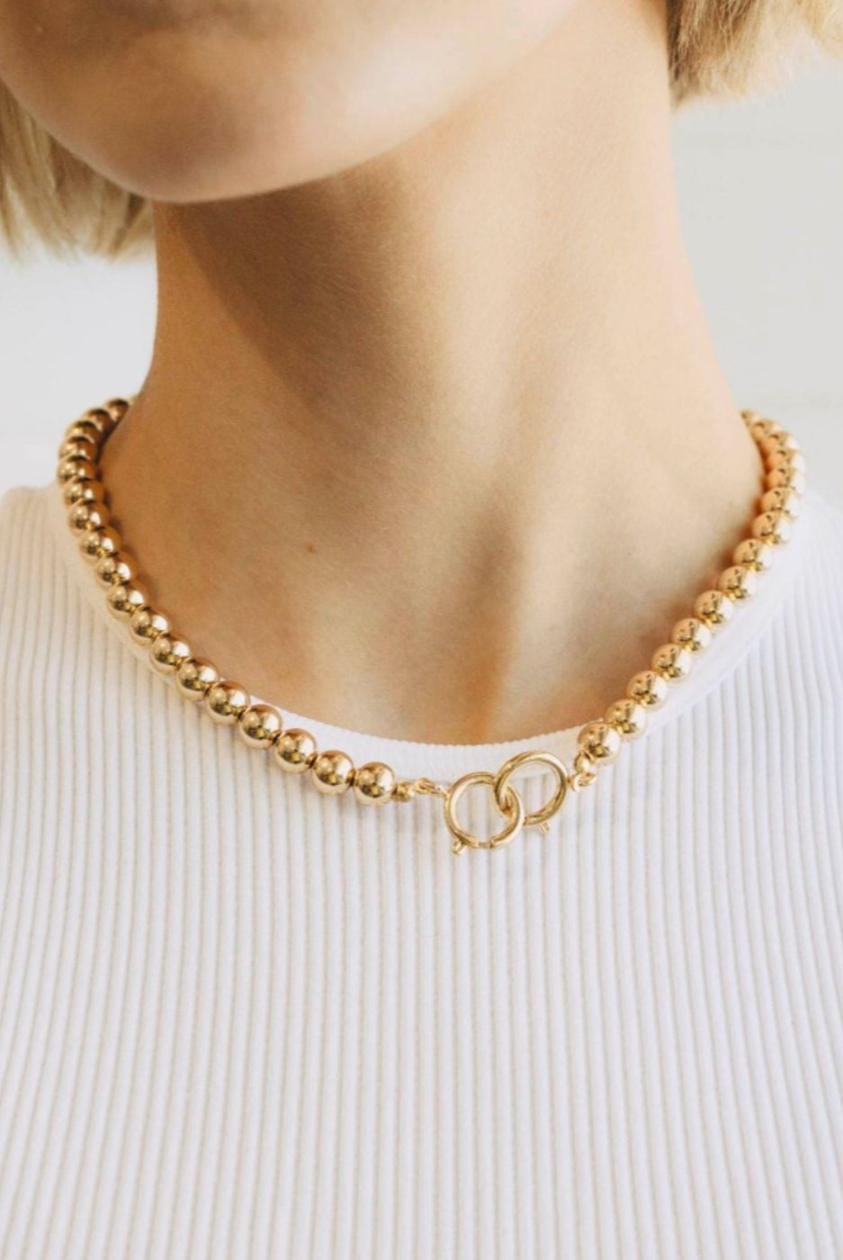 Angels Whisper Yana Orb Necklace Gold