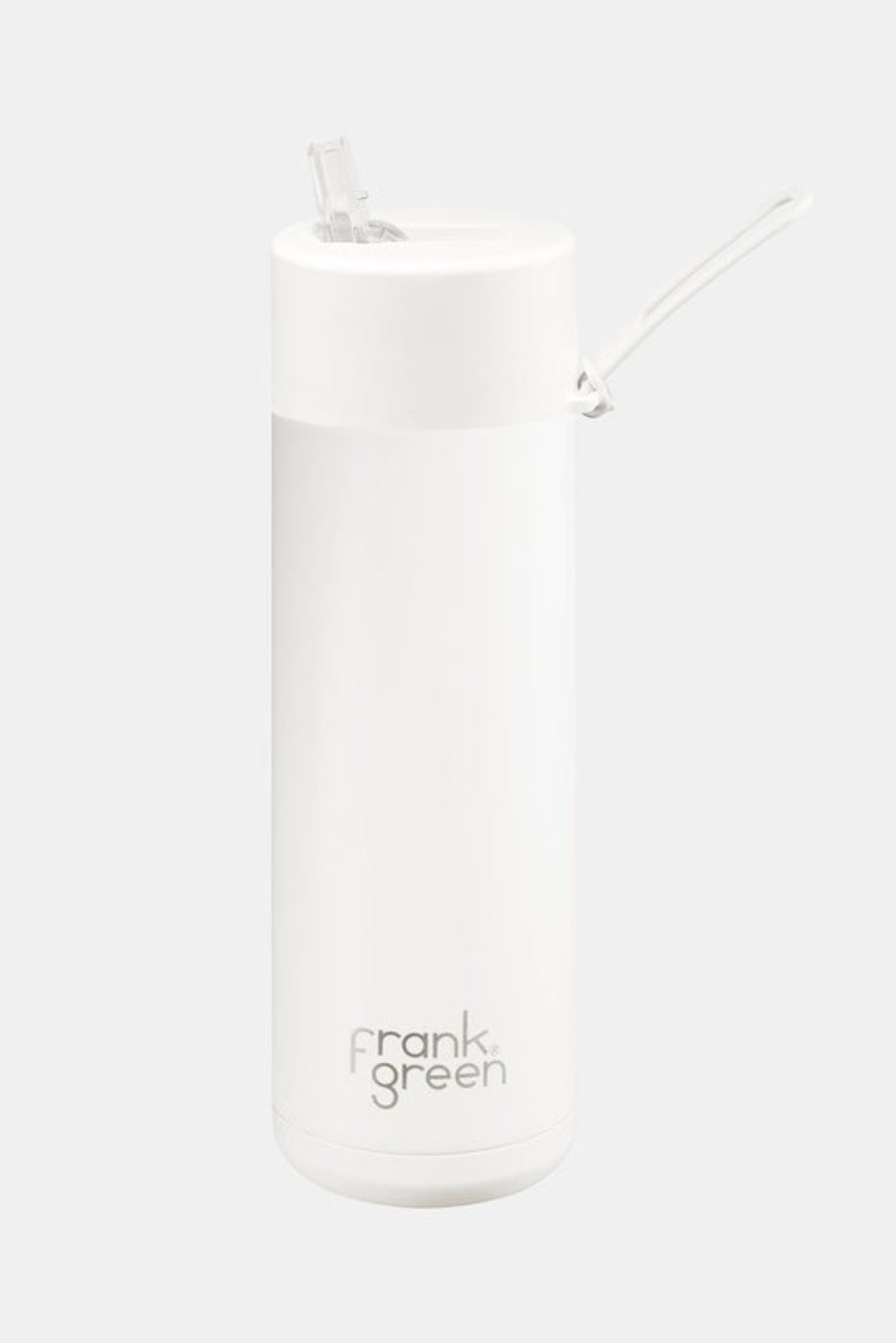 Frank Green 20oz S/S Ceramic Reusable Bottle Straw Lid Cloud